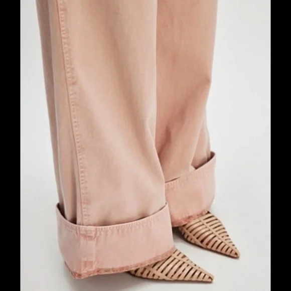 NWT Free People Long Game Chino Pants - Picture 4 of 4